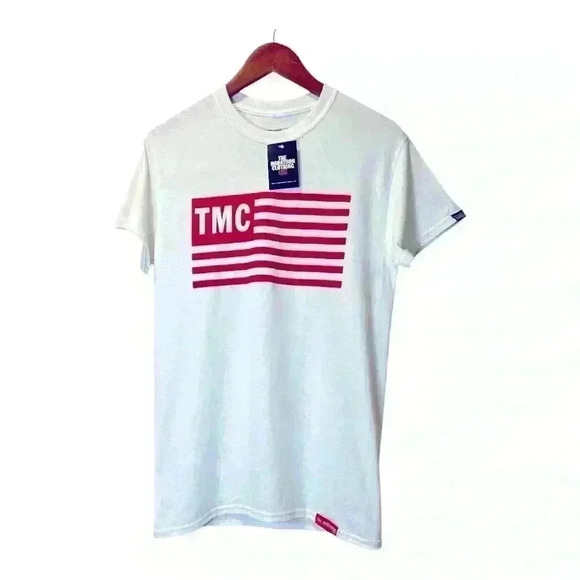 The Marathon Clothing White T-Shirt with Red TMC Logo. Small. NWT - Picture 6 of 7